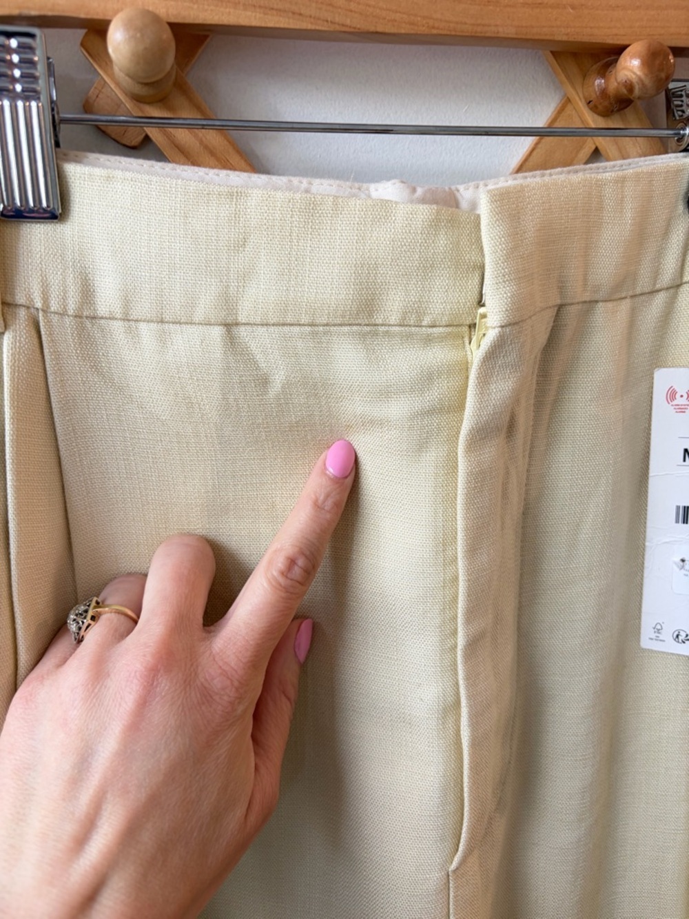 Zara Butter Yellow Trousers - Picture 6 of 8